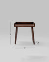 Irvine Sheesham Wood End Table - Brown Finish