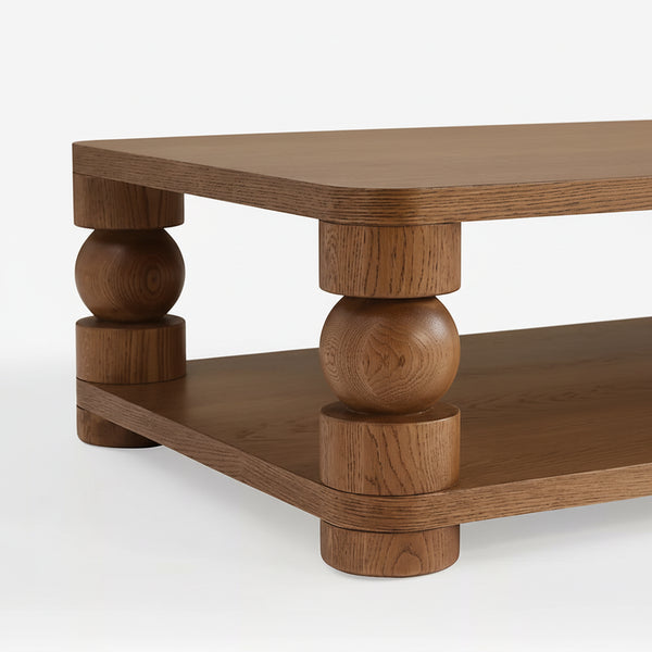 Jaguar Oak Wood Coffee Table