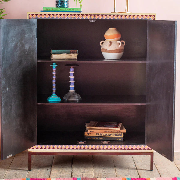 Jaipuri Hand Painted Cabinet