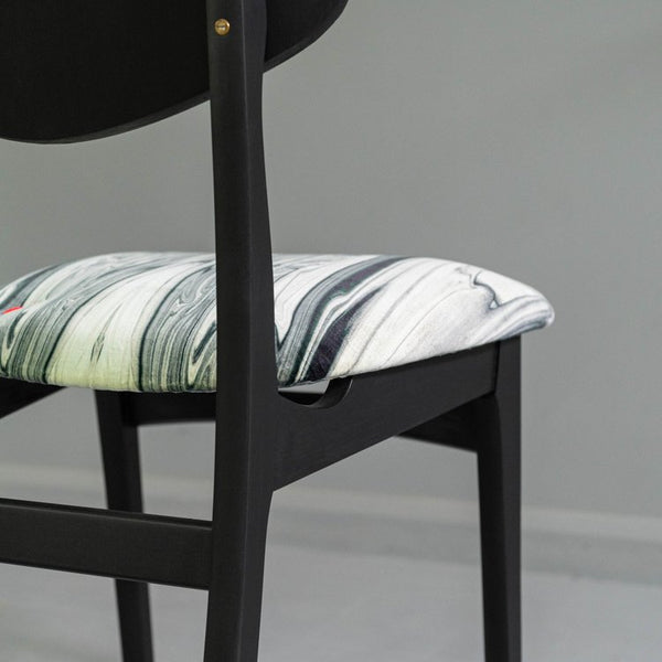 Classic Solid Wood Dining Chair - Black Finish