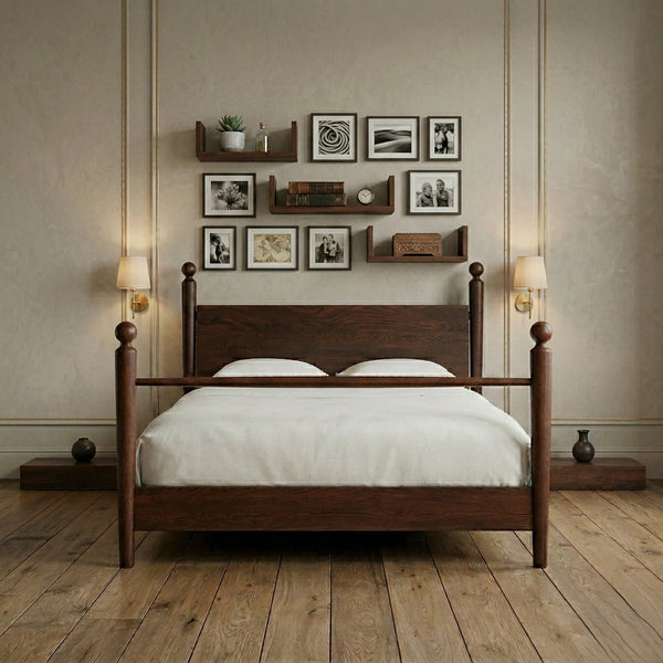 Jodha Solid Sheesham Wood Bed