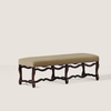 Joensuu Solid Wood Upholstered Bench
