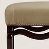 Joensuu Solid Wood Upholstered Bench
