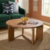 Joplin Solid Wood Circular Coffee Table
