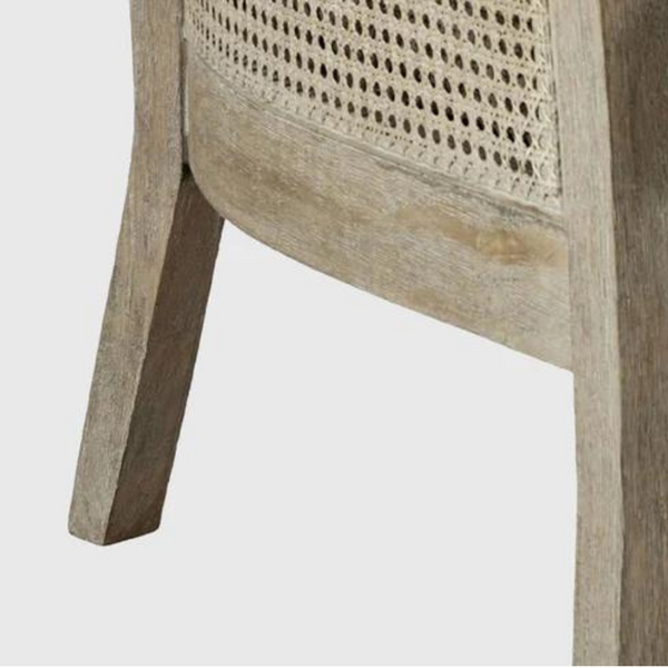 Junee Rattan Mango Wood Arm Chair
