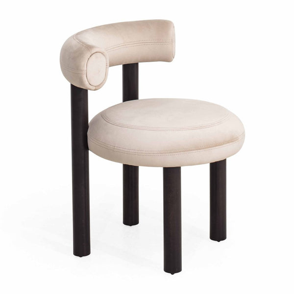 Classy Solid Wood & Leather Dining Chair