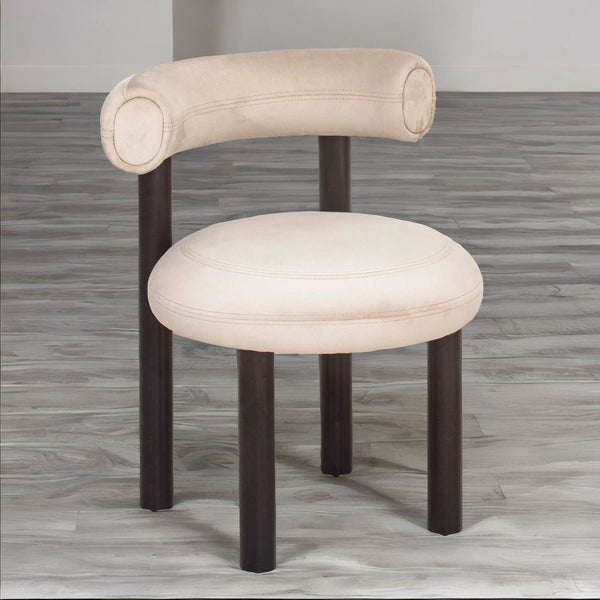 Werribee Solid Wood & Leather Dining Chair