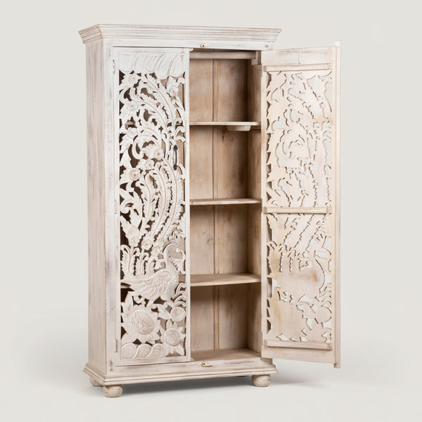 Kakinada Hand Carved Wardrobe