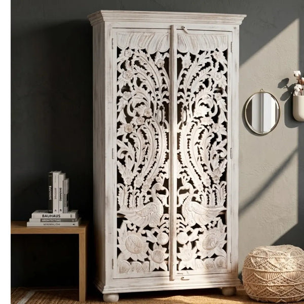 Kakinada Hand Carved Wardrobe