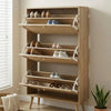 Kandy Rattan 3- Tier Shoe Cabinet