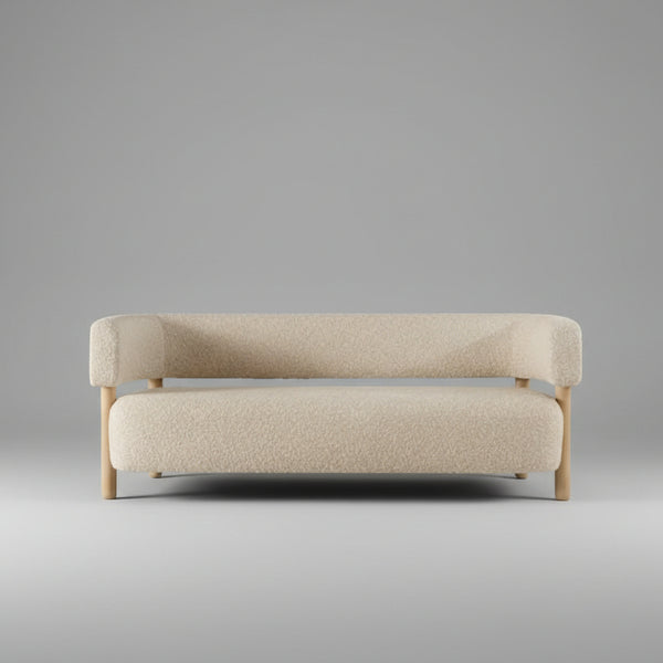 Kansas 3 Seater Boucle Fabric Sofa