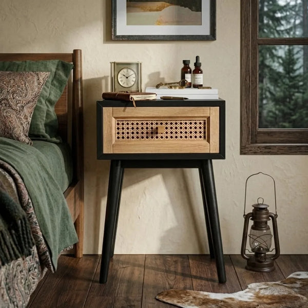 Kaunas Mango Wood Bed Side Table