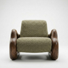 Kerch Solid Wood Accent Chair