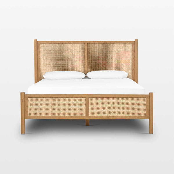 Killeen Solid Wood Cane Bed-All Sizes