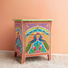 Kishangarh Mango Wood Hand Painted Bedside Cabinet