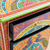 Kishangarh Mango Wood Hand Painted Bedside Cabinet