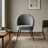 Kroonstad Solid sheesham Wood and Fabric Lounge Chair