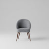 Kroonstad Solid sheesham Wood and Fabric Lounge Chair