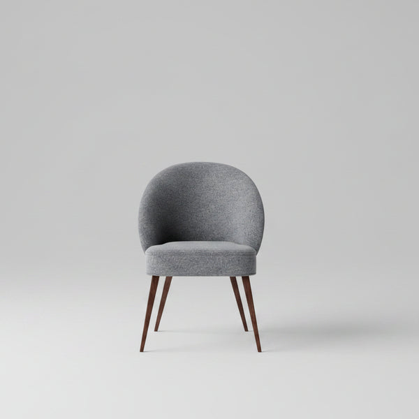 Kroonstad Solid sheesham Wood and Fabric Lounge Chair