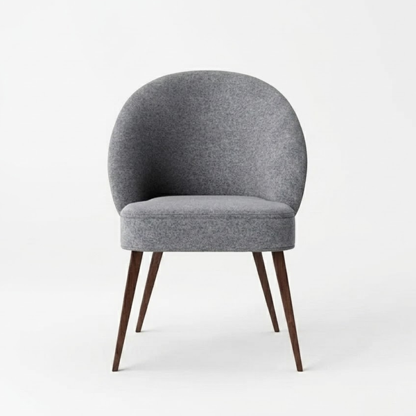 Kroonstad Solid sheesham Wood and Fabric Lounge Chair