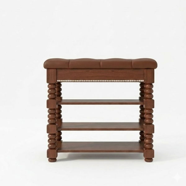 La Serena Solid Wood Shoe Rack
