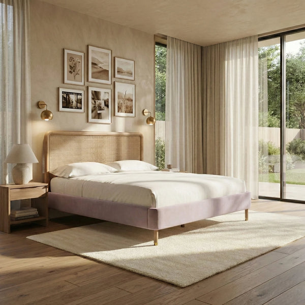Lancaster Rattan Curved Arch Bed-All Sizes