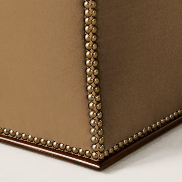 Larissa Solid Wood Fabric Ottoman With Storage