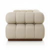 Lave 3 Seater Boucle Sofa - White Finish