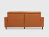 Florence Modern Two Seater Leatherette Sofa