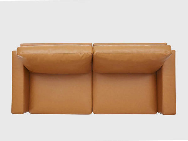 Florence Modern Two Seater Leatherette Sofa