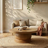 Leeton Round Solid Wood Coffee Table