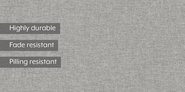 Fabric 5 Seater L Shape Sofa Color - Grey