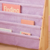 Lilac Cord Kids Bookshelf And Organizer