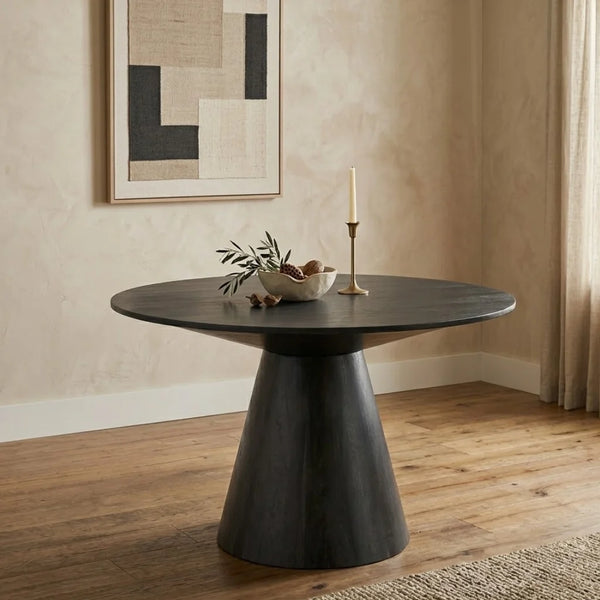 Limavady Mango Wood Round Dining Table