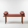 Lincoln Upholstered Solid Wood Bench