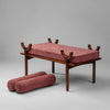 Lincoln Upholstered Solid Wood Bench