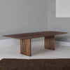 Lisburn Solid Wood Dining Table- Brown Finish