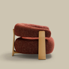 Liverpool Boucle Upholstered Sofa Arm Chair