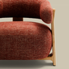 Liverpool Boucle Upholstered Sofa Arm Chair