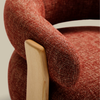 Liverpool Boucle Upholstered Sofa Arm Chair
