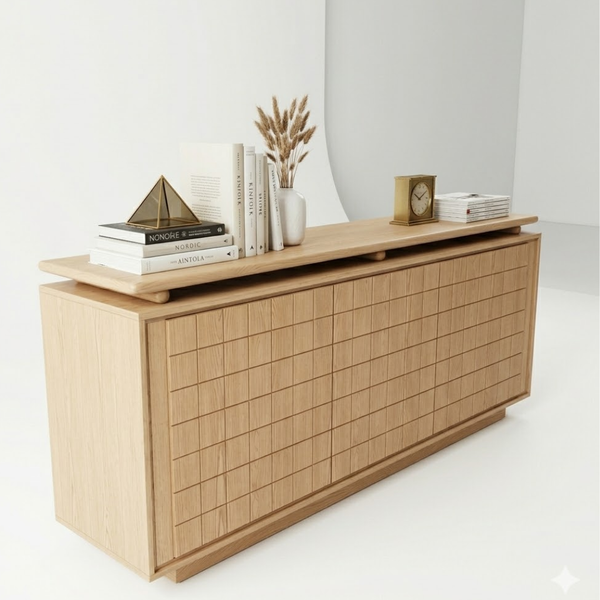 Llallagua Solid Wood Console Table