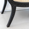 Lockerbie Traditional Rosewood Stool with Floral Carving