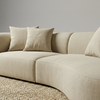 Lunea Luxury Curved 4 Seater Sofa