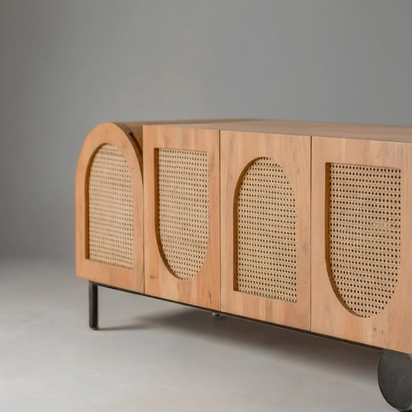 Luxembourg Rattan TV Unit
