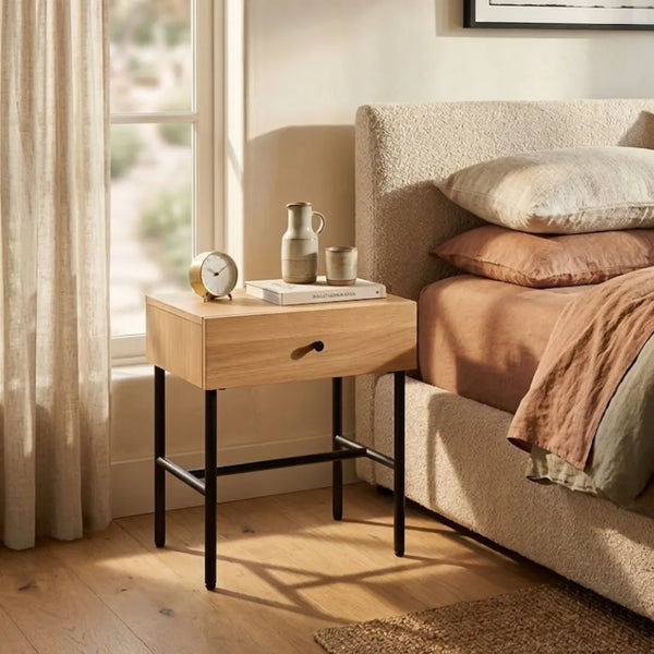 Lviv Modern Mango Wood Bed Side Table