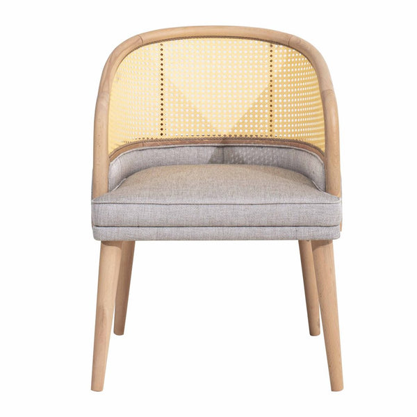 Classic Rattan Solid Wood Arm Chair