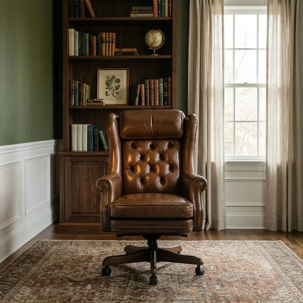 Macclesfield Tufted Revolving Executive Chair