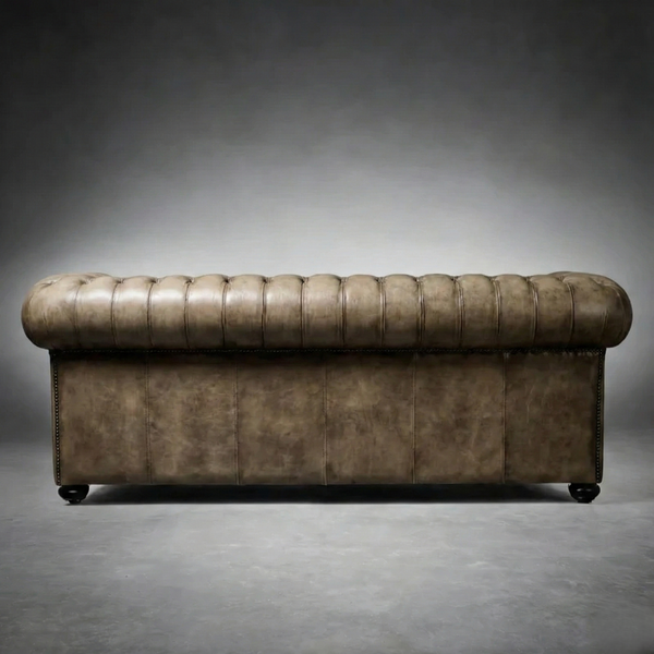 Maeve Chesterfield 3- Seater Leather Sofa