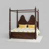 Maharaja Solid Wood Poster Bed
