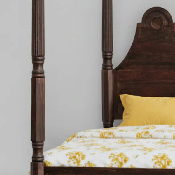 Maharaja Solid Wood Poster Bed